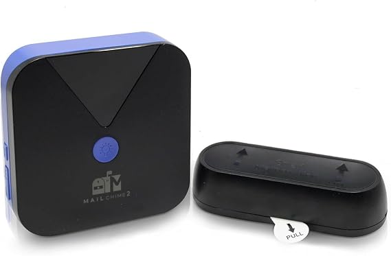 Mailbox Alert - Mail Chime Wireless Mail Notification System - 350-450ft Wireless Mailbox Alert - Audible & Visual Notification, Volume Control - Easy DIY Setup, Metal Mailbox (Curbside Mailbox only) | Audible & Visual Notification, Easy DIY Setup