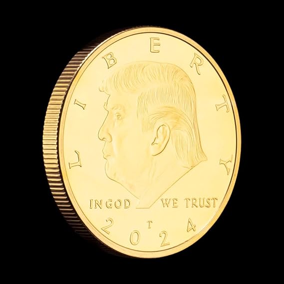 Donald Trump Coins 2024 Collectable Metal Challange Novelty Coin