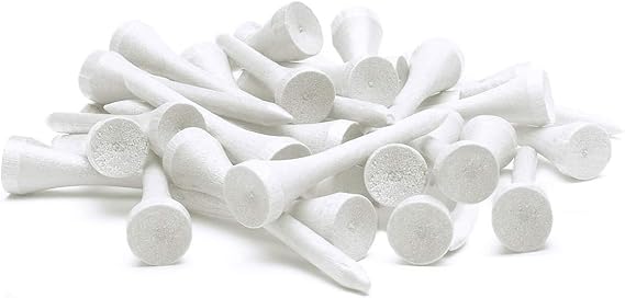 100 Wooden Golf Tees 82mm (3 1/4") Professional Golf Tee System