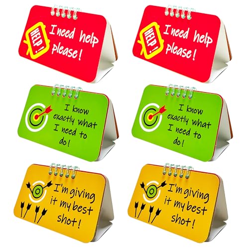 I Need Help Mini Flip Chart for Classroom Management Teacher Must Have for Elementary & Middle School Self-Assessment & Behavior Tool for Students, Kids & Toddlers Teaching Supplies 26