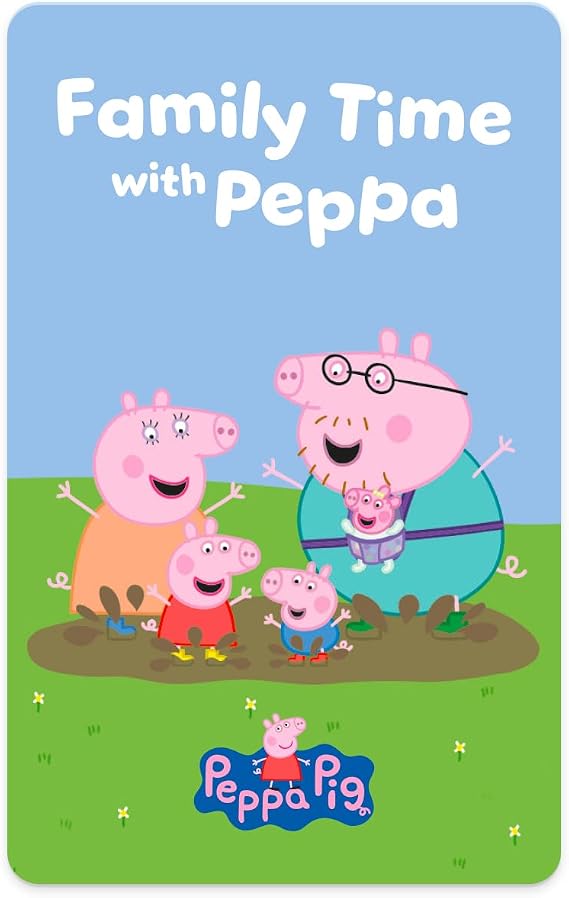 Yoto Peppa Pig: Family Time with Peppa - Kids Audio Card for Use with Player & Mini Allin1 Audio Player, Educational & ScreenFree Listening with Fun Playtime, Bedtime & Travel Stories, Ages 2-5