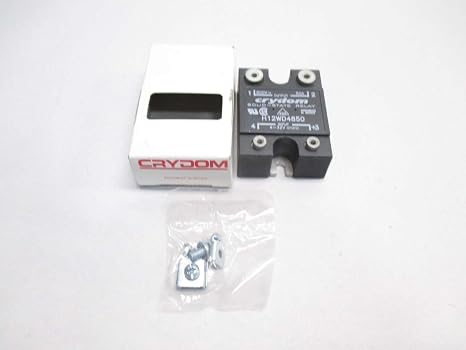 CRYDOM H12WD4850 50 A, 660 VAC, Panel Mount, Screw, Solid State Relay, SPST-NO, Zero Crossing