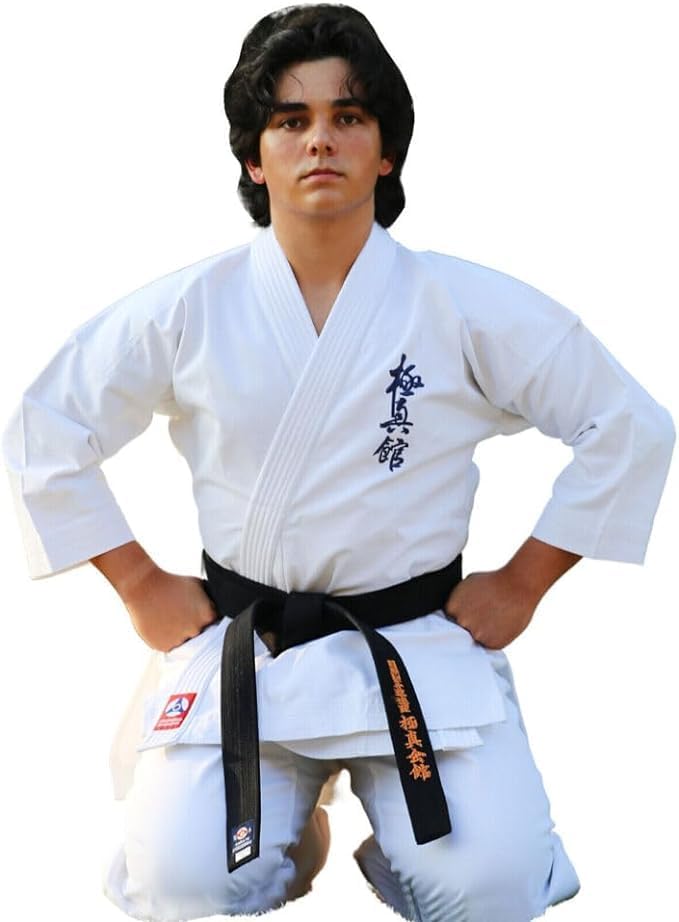 10oz Kyokushin Kan Karate Unifrom Kids gi & Adult Martial Arts uniform Unisex Karate Gi White Color Size 0-8