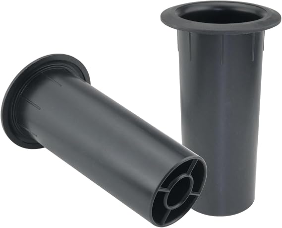 2PCS 4.72x2.68 inch Black Speaker Port Tube Speaker Port Tubes ABS Speaker Cabinet Port Tube Speaker Cabinet Port Tube