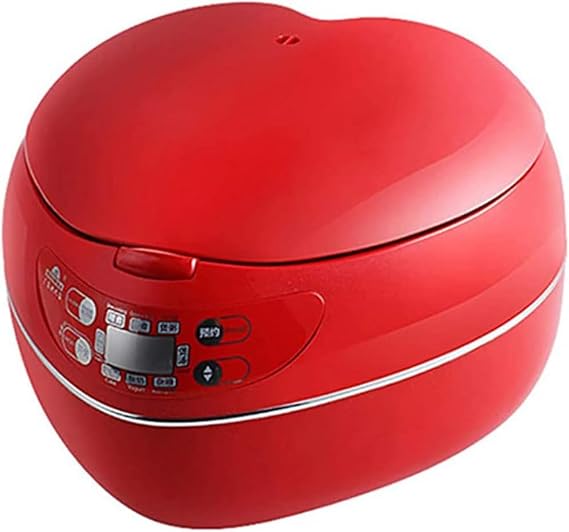 Rice Cooker 1.8L - Heart-Shaped Design, Non-Stick Pot, 300W for 1-3 People, Perfect for Quick & Convenient Cooking