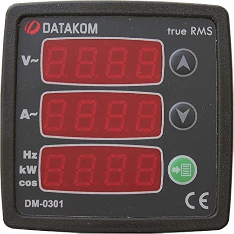 DM-0301 Single-Phase Digital Multimeter Panel, 170-275V Power Supply