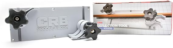 CRB Deflection Tool - Adjustable Rod Blank Comparison Tool with High-Strength Polymer Mounting Plate