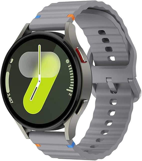 Watch Strap for Amazfit GTR 47mm/GTR 4/3/3 Pro/2/Balance 46mm/Balance 2/Helio, 22mm Silicone Sport Replacement Band for Amazfit Bip 6/5 Unity/Stratos 3/2/2S/Pace/Active Max