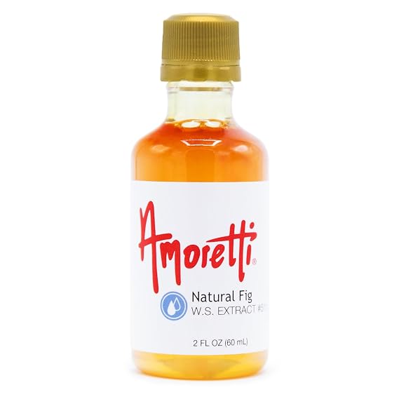 Amoretti - Natural Fig Extract Water Soluble 2 oz - Highly Concentrated & Perfect For Pastry, Savory, Brewing, and more, Preservative Free, Vegan, Kosher Pareve, Keto Friendly