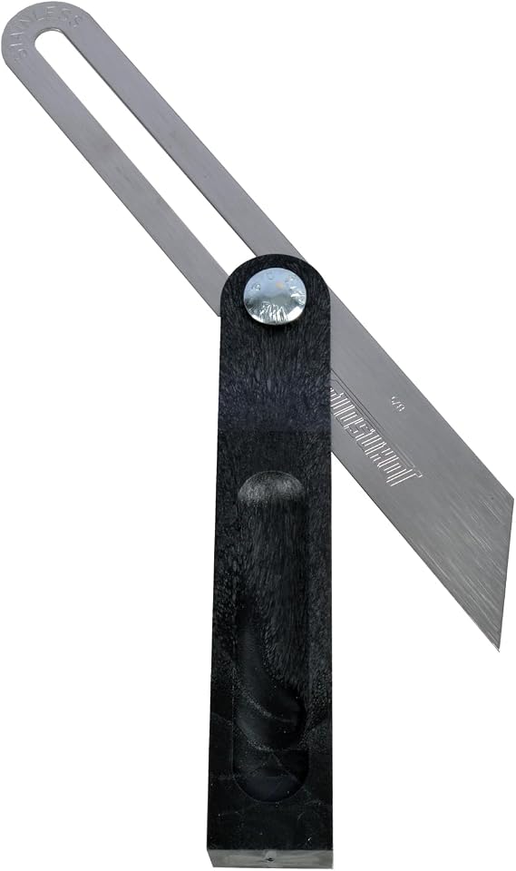 Johnson Level & Tool B75 T-Bevel Structo-Cast Handle, 9", Silver, 1 T-Bevel