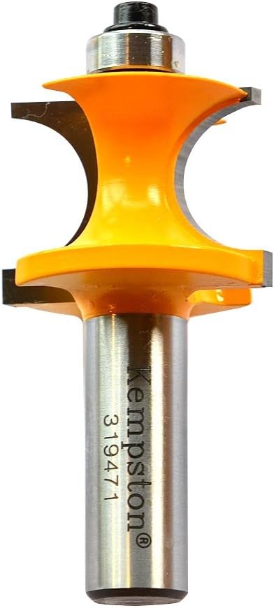 Kempston 319471 Edge Beading Bit, 12-Inch Shank, 1-38-Inch Cutting Diameter by 1-Inch cutting Length 38-Inch Radius