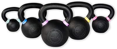 AGYH Kettlebells Black Cast Iron Kettlebell, 4kg  8kg  16kg  20kg  24kg Strength Training Equipment For Men And Women, Weightlifting Dumbbells Size : 4kg8.8lb