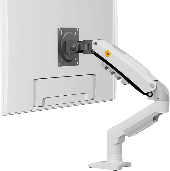 TriLine NB F80-XE Beyaz 17-30" Amortisörlü 2-9Kg Ergonomik Monitör Tutucu Vesa Monitör Standı