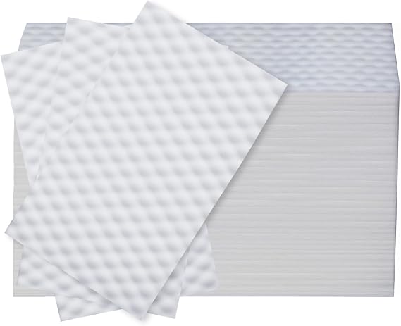 Convex Point Melamine Eraser Sheets, 50 Count