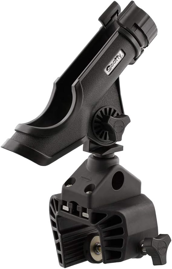 Scotty 339-BK Power Lock Rod Holder with Clamp Mount, BLACK