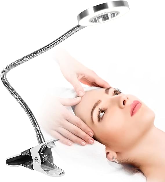 Watris Veiyi Lash Light for Eyelash Extensions, LED Tattoo Lash Extension Light, USB Beauty Lamp for Skincare & Salon