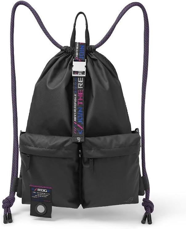 ASUS ROG Slash BD3700 Multi-use Drawstring Bag with Zinc Alloy Buckle