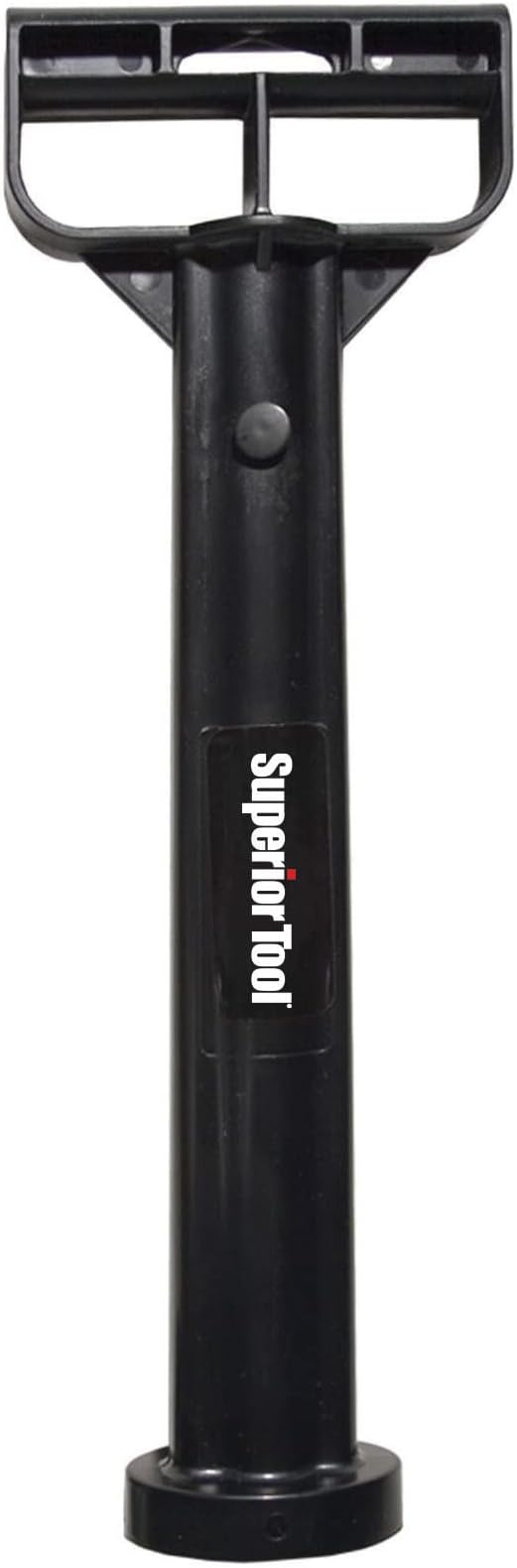 Superior Tool 03990 Water Supply ShutOff Wrench-12 Inch Toilet and Sink Shutoff Wrench , Black