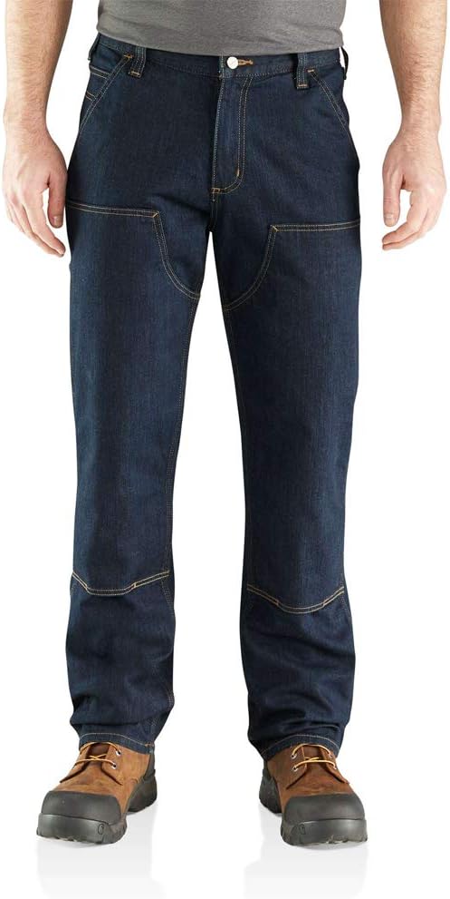 Carhartt Men's Relaxed Straight Rugged Flex Double-Front Denim Logger