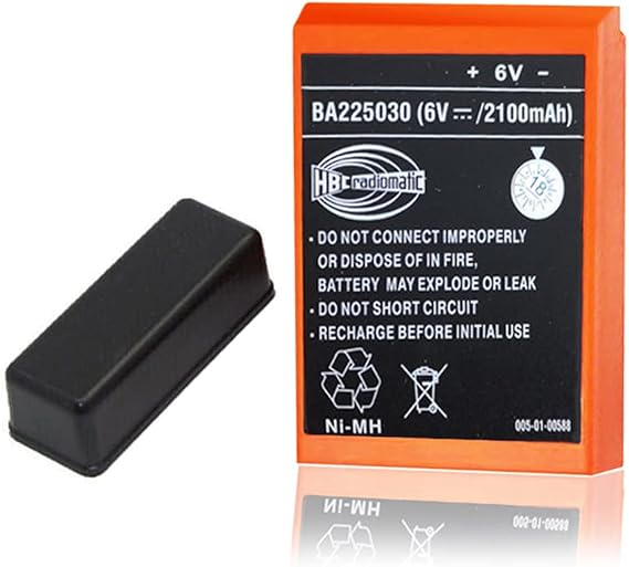 BA225030 6V 2100mah Ni-Mh Battery for HBC Pump Truck Remote Control Battery (1 Count)