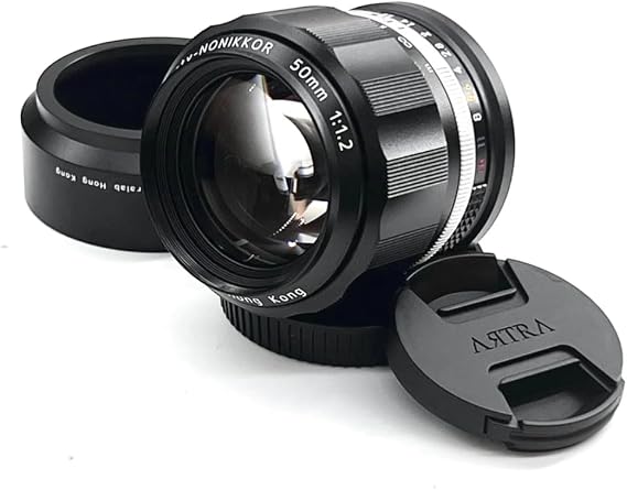 ARTRA LAB NONIKKOR 50mm f/1.2 Nocty Manual Focus Lens for Sony E Mount | Full-Frame Ultra-Fast Prime Lens, Large Aperture, All-Metal Build