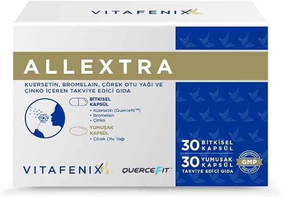 Vitafenix Allextra – Kuersetin, Bromelain, Çörek Otu Yağı ve Çinko Takviyesi