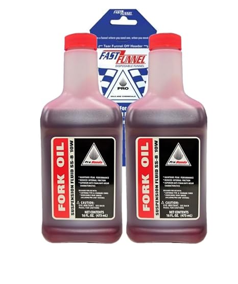 2 Pack Fork Oil Suspension Fluid SS-8 08208-0010 Compatible with Honda