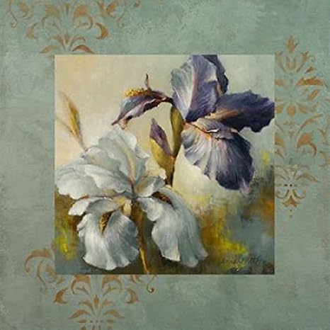 Irises After the Rain Poster Print by Lanie Loreth (12 x 12)