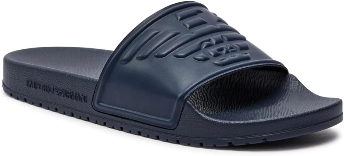 Emporio Armani Slide Unisex Eagle Navy Made in Italy