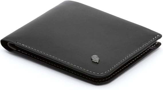 Bellroy Hide & Seek Wallet (slim leather bifold design, RFID blocking, holds 512 Cards with a hidden section) - Black