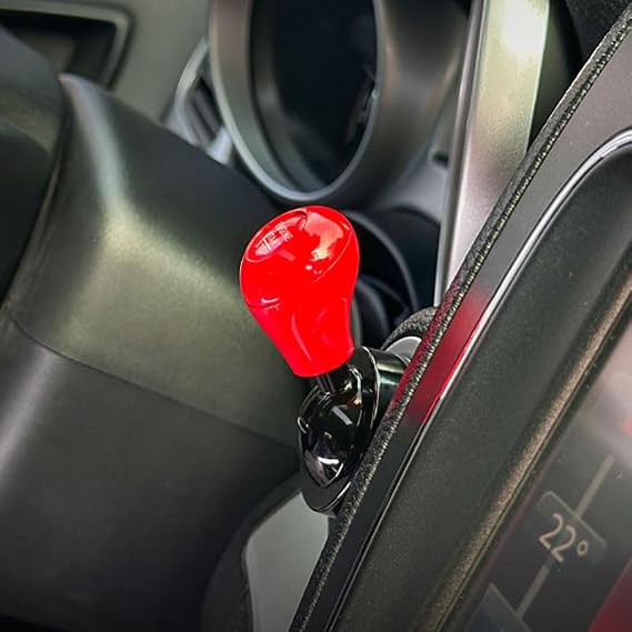 Car Joystick Push Start Button Cover, Metal Push to Start Accessories, Car Starter Engine Start Stop Button Cover, Cool Car Accessories Interior Decor Push to Start Button Rocker,RED