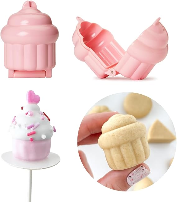 My Little Cakepop The Original Pro Cake Pop Mold since 2010. Cupcake Shaped. Injection Molded with ABS Food Grade BPA Free Plastic. Hygienic and strong. Use for Cake Pops, Play Dough, Soap, and More.
