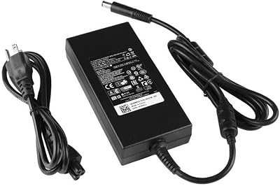 New 180W 19.5V 9.23A AC Adapter Charger Fit for Alienware 15 R1 R2 Dell Precision 7510 Precision 17 7710 M4600 M4700 M4800 74X5J JVF3V DA180PM111 OptiPlex 3011 AIO Inspiron 15 7577 Power Cord