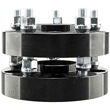 Yazyu 2pc 5X4.75" for Pontiac,for GMC,for Chevy,for Cadillac,for Buick Hubcentric .25",12X .5 Wheel Spacers Adapter Forged Billet 6061 T6 Aluminum Black 70.5mm / 2.77Inch-Hub Diameter YZY1599
