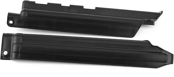 Pair of Fork Guards Front Fork Slider Protector Cover Shockabsorbing for KLX650 KLX250R, Replacement for KDX200 19931994, Practical Cover[ Enthusiasts] (Black)