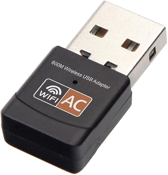 USB Wireless Adapter 600Mbps Realtek RTL8811CU Chipset Mini Type Dual Band 11AC WiFi Dongle IEEE 802.11 a b g n ac for Laptop Desktop IPTV USB 2.0 Network Adapter for Windows 10