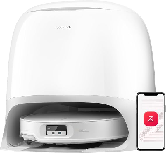 roborock Qrevo CurvX Robot Vacuum and Mop, 22,000Pa Suction