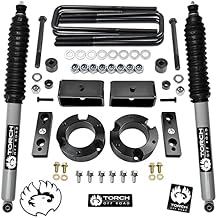TORCH 3" Full Lift Kit for 2005-2023 Toyota Tacoma 4X4 4WD TRD SR5 w Differential Drop Sway Bar Relocation Kit Extended Rear Shocks- 6 Lug Models ONLY
