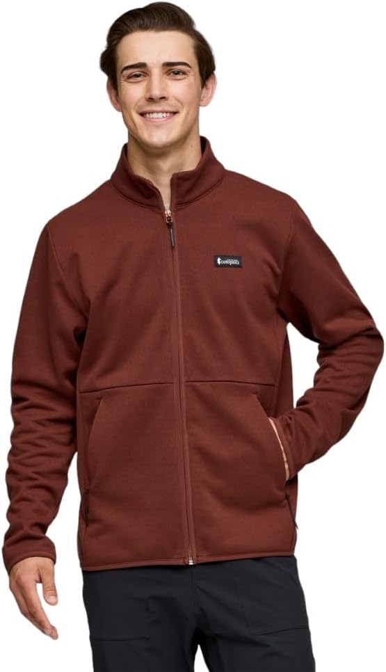 Cotopaxi Men's Envo Fleece Full-Zip Jacket Heather Chestnut Xl