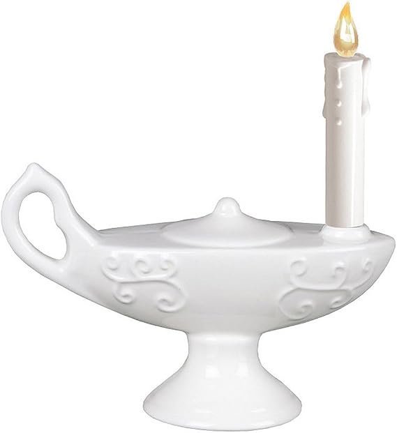 Prestige Medical Ceramic 1897 Battery Powered Nurse Graduation Lamp, Large