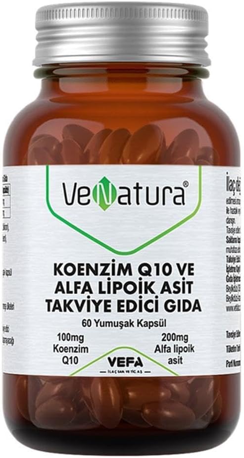 Venatura Koenzim Q10 Alfa Lipoik Asit 60 Kapsül