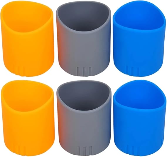 SUPVOX 6-Pack Microphone Bottom Covers Wireless Mic Sleeve Holders Anti-Drop Protective Covers for Handheld Microphone Easy Install Mic Covers for Stage Ktv Party and Conference Use