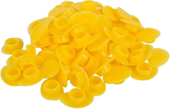 Velocity Veloplug Rim Plugs for 8.5-9.3mm Holes (Bag of 72) - Yellow | bike-rim-strips
