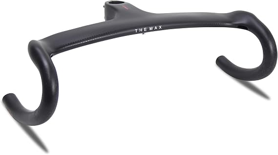 Aero Bars for Road Bike Handlebars Drop Bars 40cm Black UD Matte | Fork Diameter 28.6mm,Integrated Handlebar Stem 90cm for Cycling Road Bike,City Bike,Touring Bike,Gravel Bike bars
