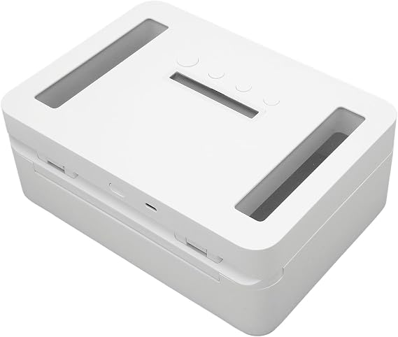Metal Timed Lock Box, Time Lock Box with LED Display, Child Lock, Self Control Timer Locker for Phones, Snacks, Other Unwanted Temptations, Up to 365 Days (S) 40cm / 15.7in