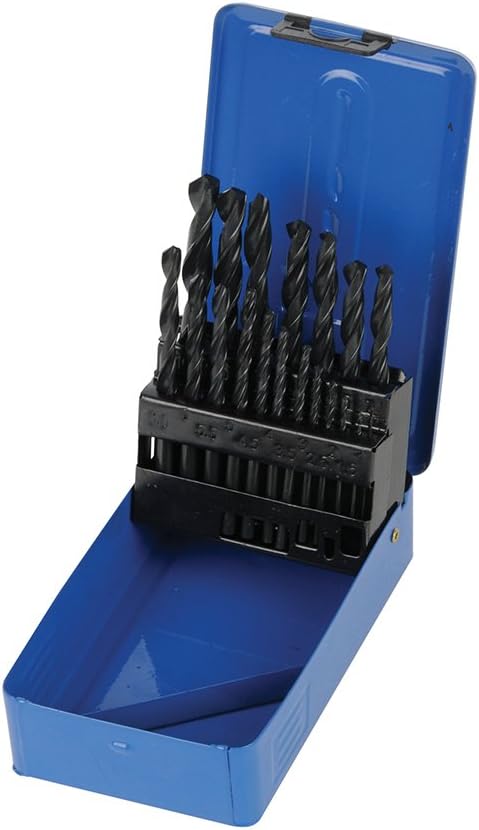 Silverline DS50 HSS-R Jobber Drill Bit Set 19pce 1 - 10 mm