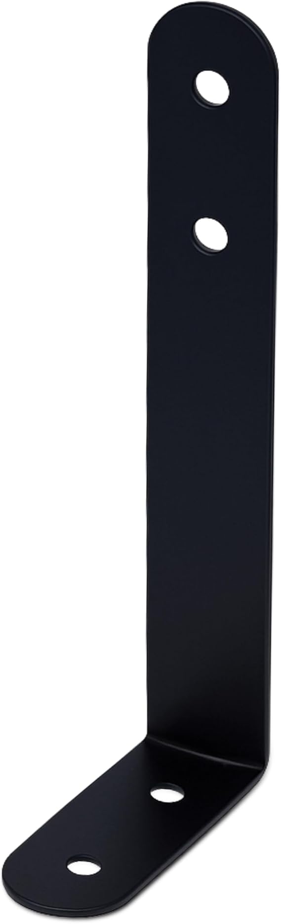 UBL Large L Shaped Mounting Bracket for LED Stick Lights & Off-Road Light Bars - Heavy-Duty Alloy Steel L-Shaped Mount - Powder-Coated Black - 6.5 Long Side, 2.5 Short Side, Two 1/4 Holes