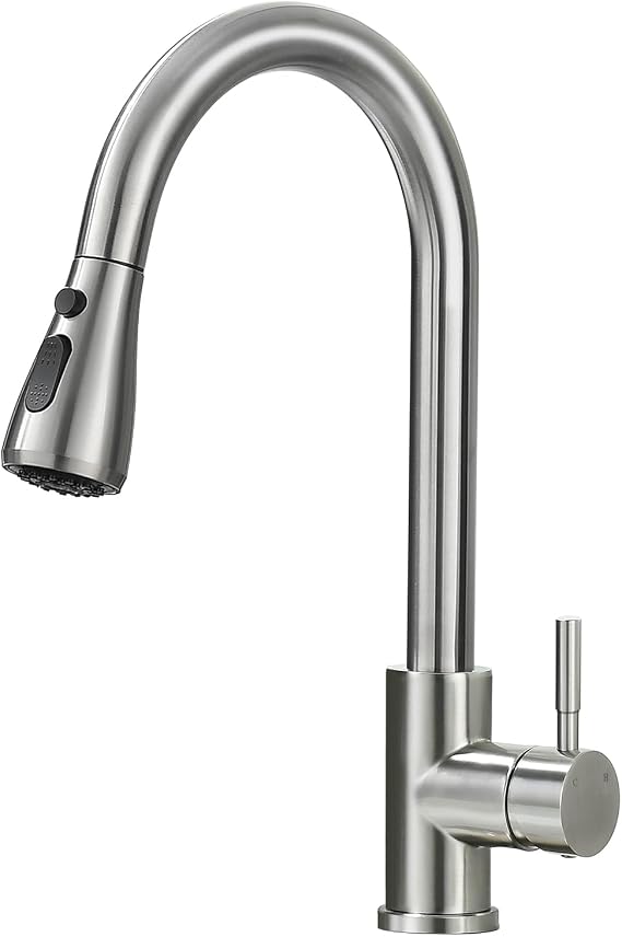 VFAUOSIT Kitchen Faucet with Pull Down Sprayer, Modern Bar Sink Faucet