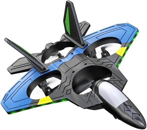 Durable Remote Control Airplane, Remote Control Airplane, Children's Toy A with Remote Control Material, Slow Speed / High Speed, Easy Operation for Beginners
