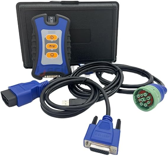 J-P DLA+2.0 2025 Truck Diagnostic Software with NEXIQ USB-Link 3 Supports Cummins, De-TroiT, Vo, CAT All-System Scan Tool (NEXIQ3)
